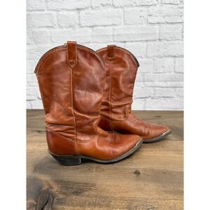 Dingo Womens Brown Faux Leather Cowboy Cowgirl Western Style Rodeo Size 6M